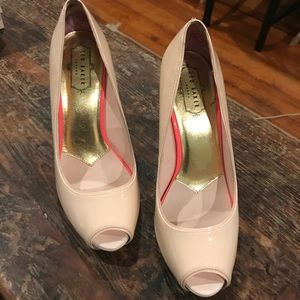 Ted Baker nude pink glister peep